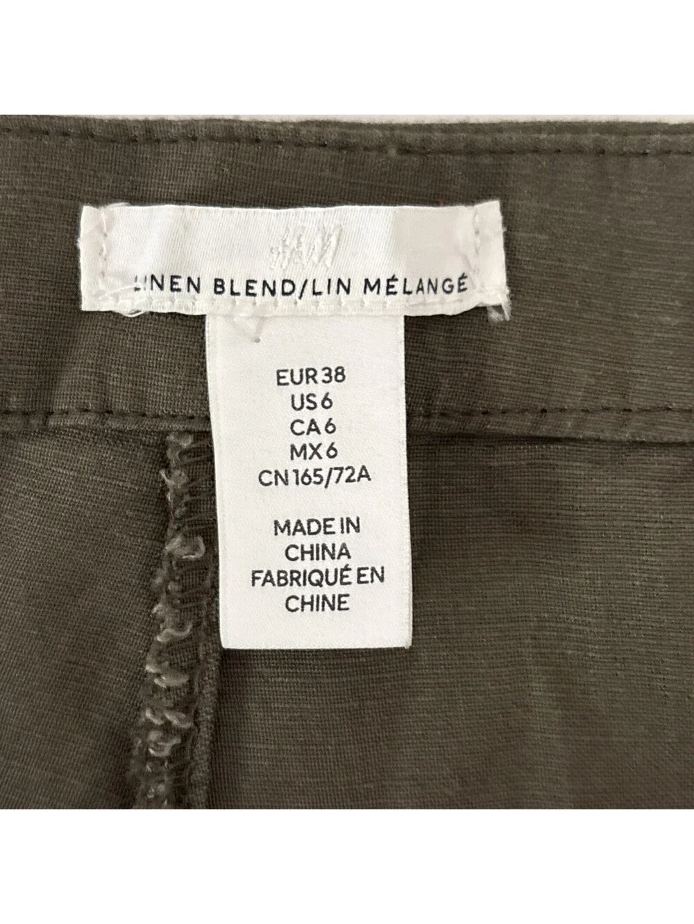 Womens Linen Blend 6 Pants The Colette Wide Leg Cuffed Lagenlook Minimalist